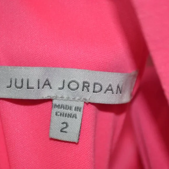 Julia Jordan Knot Halter Neck Sleeveless Faux Wrap Tulip Hem Mid Maxi Womens 2